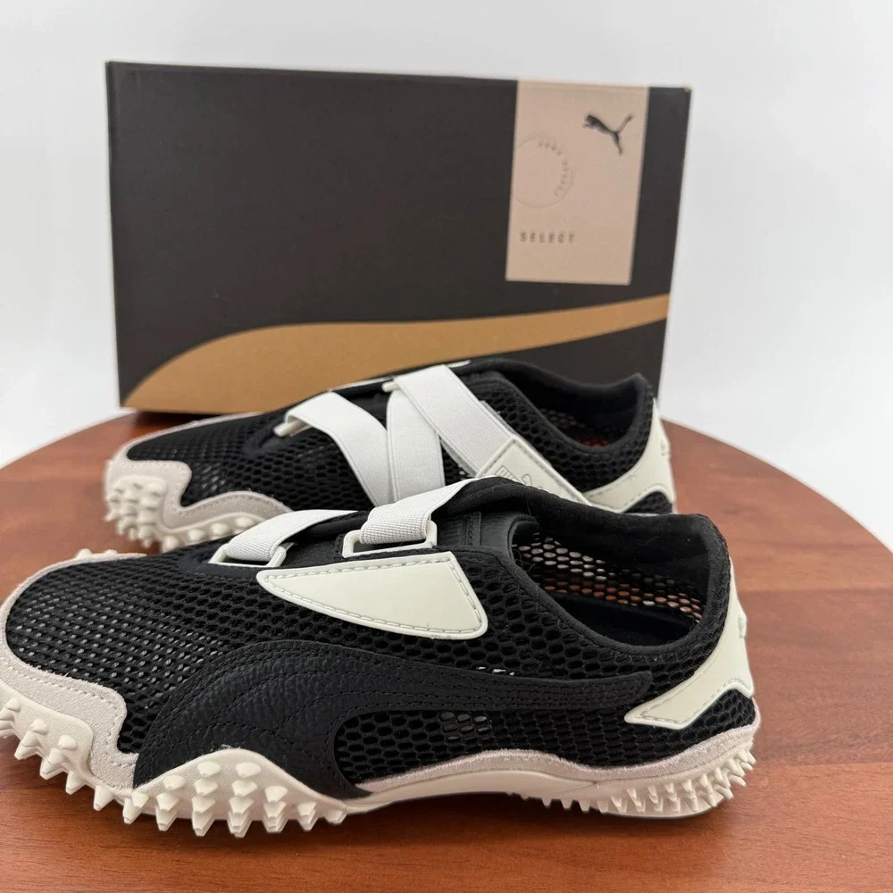 Puma Mostro‎ Mesh Chunky Sole Sneakers Vapor Gray Black 403568-01 Women's Size 7